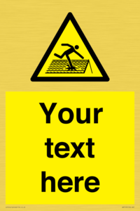 Custom Figure on Roof Sign